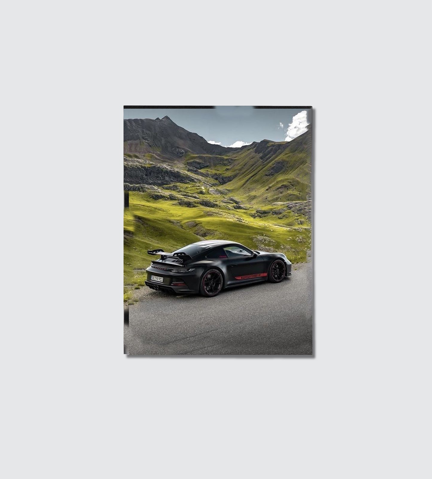 Porche Poster Black