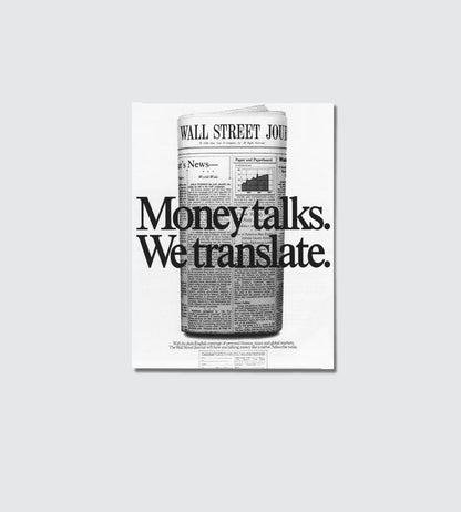 Money Talks Poster